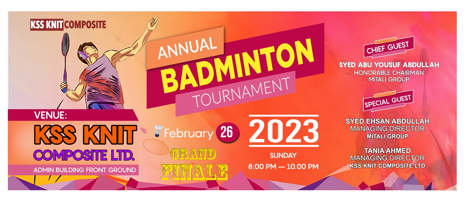 Annual Badminton Tournament2023